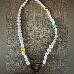 Prada Repurposed Necklace.